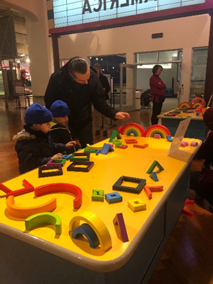 Tinkering for Tots activity at Museum of American Innovation