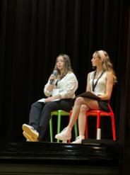 Lauren and Nicolette participate in a Youth Patent Holder Panel at Invention Convention