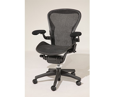 Aeron task chair, as described in the text.